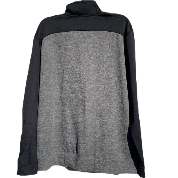 Champion sweatshirt performance Duofold Warm 1/4 zip gray black Large - Picture 2 of 12